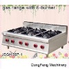 wok gas burner JSGH-997-1 gas range with 6-burner ,kitchen equipment
