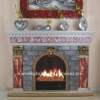 wood fireplace frame