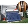 Coil pressurized with assistant tank solar water heater