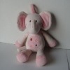 Soft Pink Elephant Baby Toy